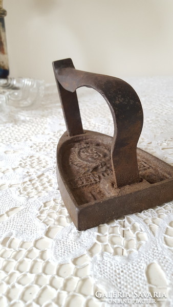 Antique French gendarmerie, cast iron iron