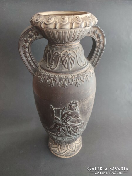 Large (42cm) classicist antique ceramic vase - ep