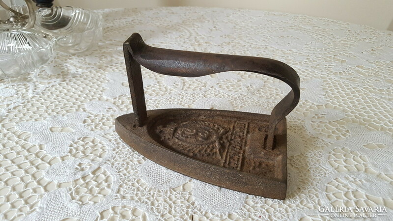 Antique French gendarmerie, cast iron iron