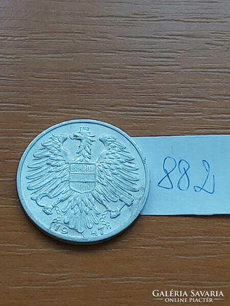Austria Austrian 1 schilling 1947 alu. 882