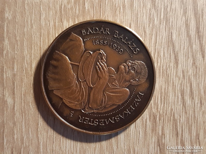 Master potter Balázs Badár, Mezőtúr 1986 commemorative medal