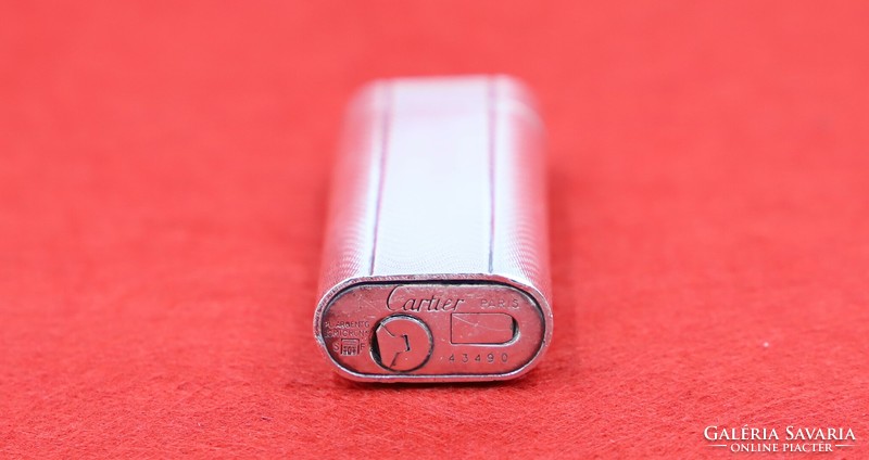 Cartier Paris silver-plated lighter
