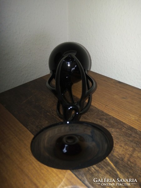 Makora üveg váza, Art Deco stílusban