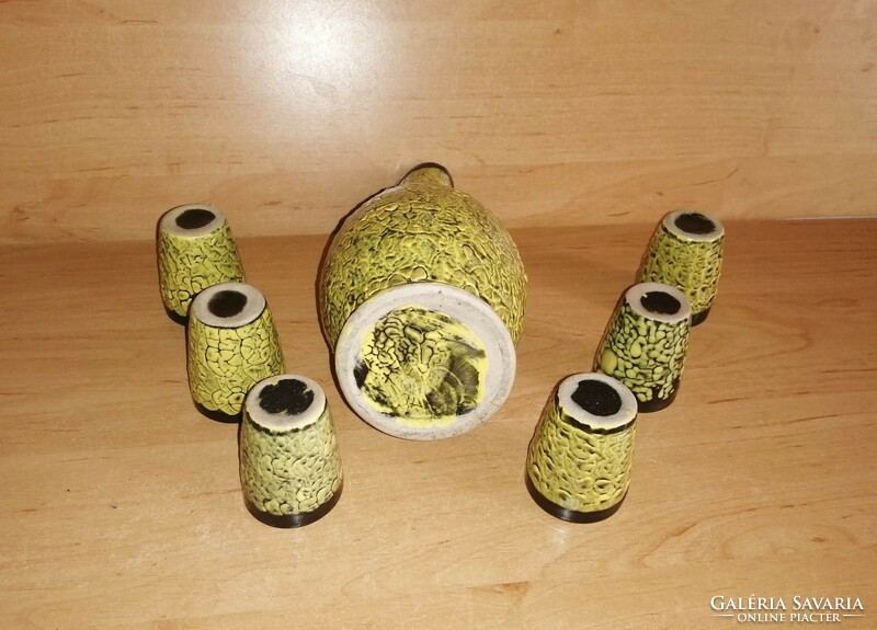 Gorka ceramic drink set - pourer with 6 glasses (5/d)
