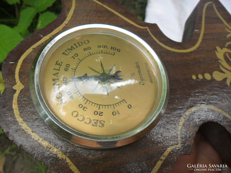 Barométer- óra-hőmérő  páratartalom mérő egyben fali