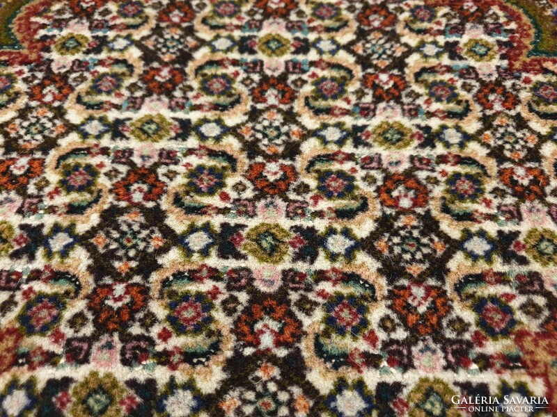 Eredeti tabriz mahi iráni kézi csomózású gyapjú perzsa szőnyeg 203x310