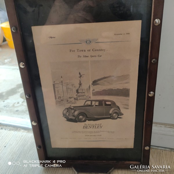 Régi Bentleys reklám  plakát