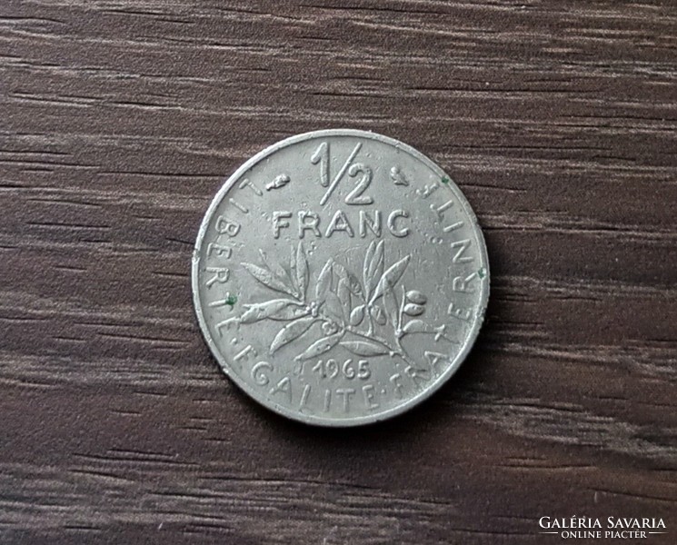 1/2 frank,Franciaország 1965