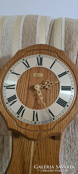 Hermle digital wall pendulum clock