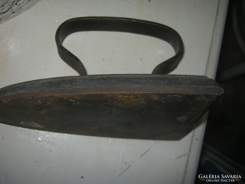 Old cast iron iron