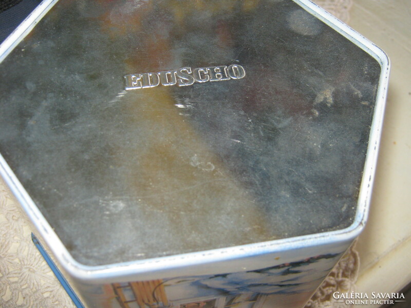 Eduscho metal box tin box