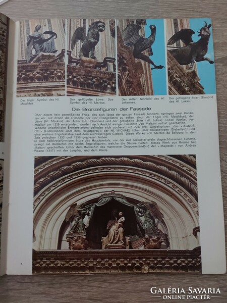 Marcello Solini: Orvietói dóm - képekkel, leírásokkal - német nyelvű ismeretterjesztő könyv - 546