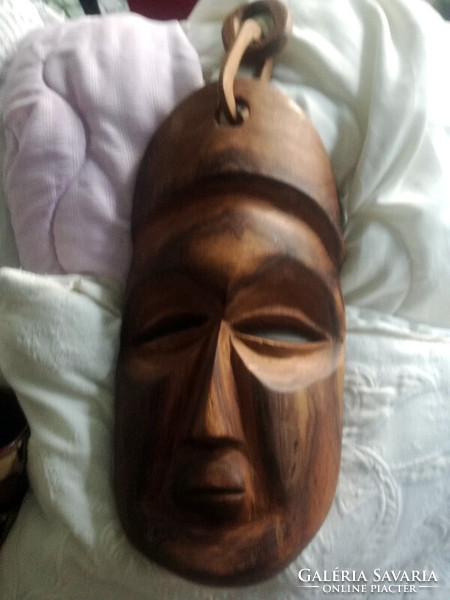 Inca woodcarving carved mural mask - art&decoration