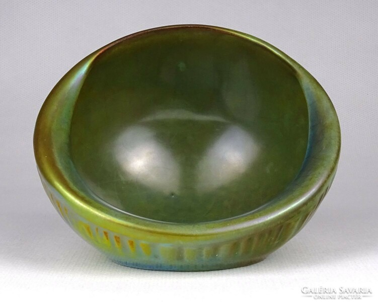 1M867 Zsolnay porcelain eosin glazed bowl