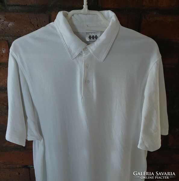 Hammerfield white collar men's t-shirt 52/54