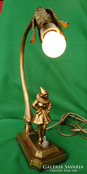 Refurbished Art Nouveau table lamp for sale.