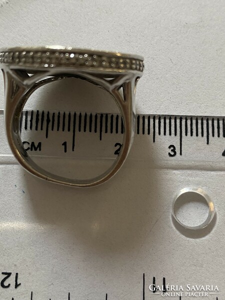 Sok cirkoniás ezüst gyűrű