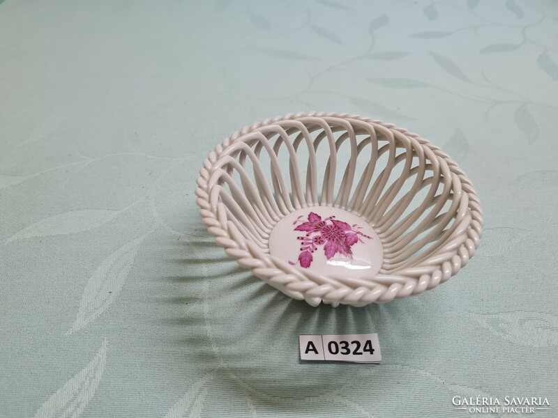 A0324 Herend openwork bowl 13x5 cm