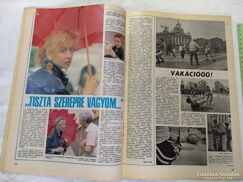 Capable newspaper magazine 1988/29 Eszenyi enikő pink floyd Káld Gyúró Ferenc