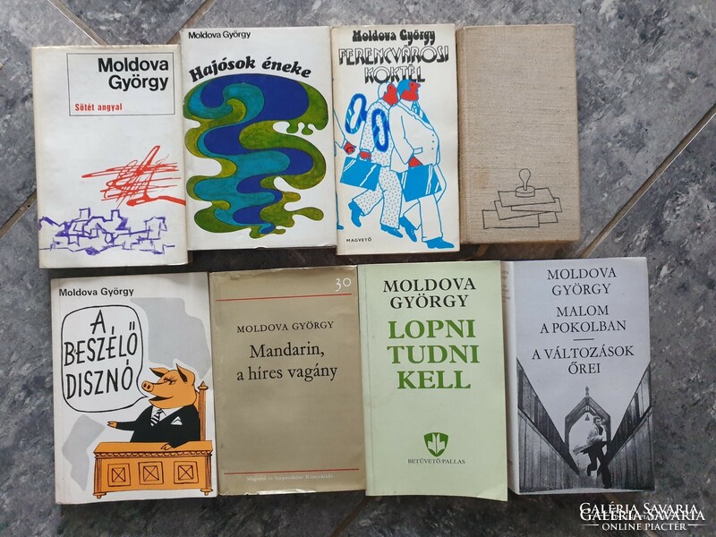 Moldova György könyvcsomag 8 db-os csak egyben eladóak