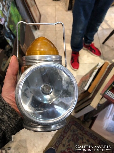 Vintage flashlight from the 70s, Hong Kong, in good condition. 22 cm