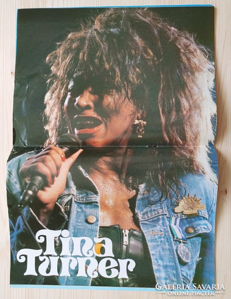 Sztori magazin 89/3 Tina Turner Amy Todd poszterek Szilágyi Mariann Sinead O'Connor Vincze Lilla U2