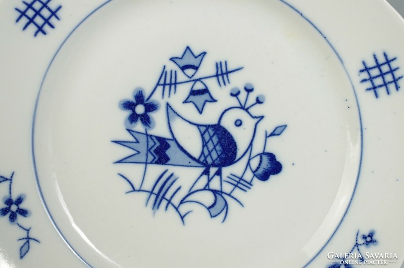 András Zsolnay sinkó decor plate blue bird