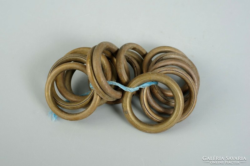 Old curtain rod copper hoop 14 pcs