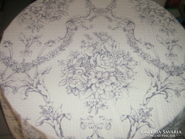 Beautiful vintage style special baroque rose huge soft bedspread