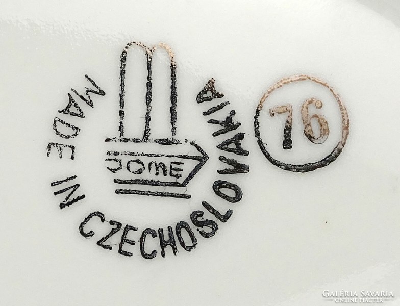 1N182 Régi cseh porcelán és kerámia kúrapohár páros