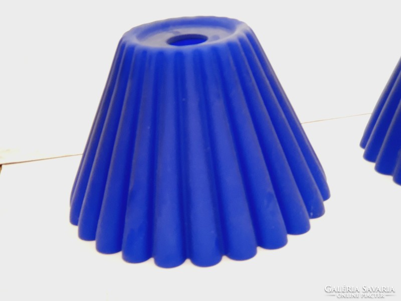 Royal blue milk glass, double-walled glass lampshade 1 + 1 free! At the same time, 6,000 ft