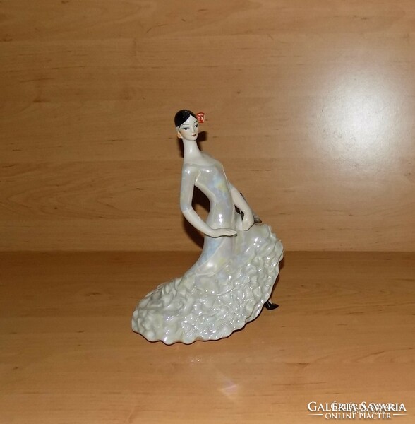 Russian korosten porcelain carmen statue figurine 22 cm