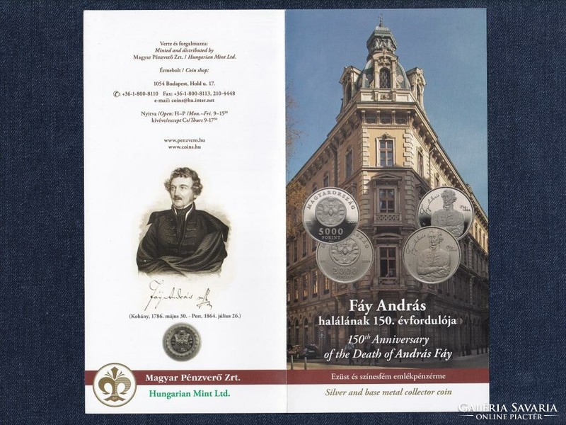2014 brochure for the 150th anniversary of András Fáy's death (id77875)