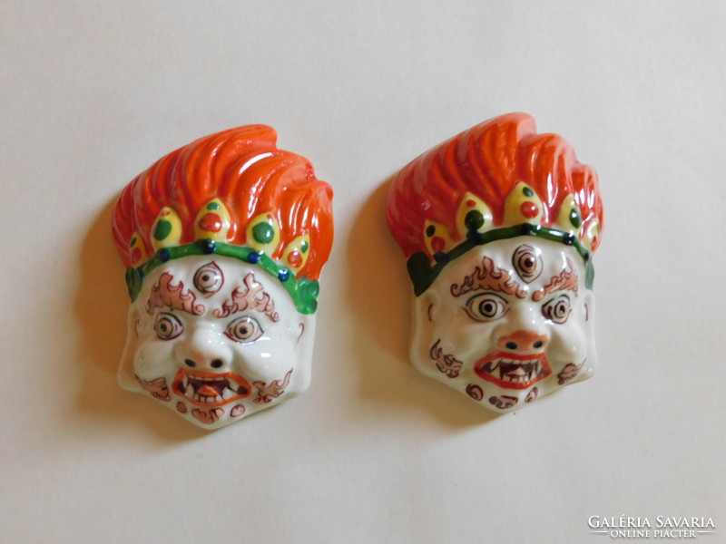 Ceramic mask - Mongolian fire god