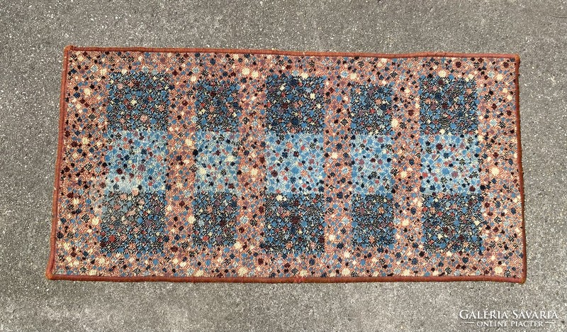 Retro carpet decorated with colorful dots 128 x 64 cm