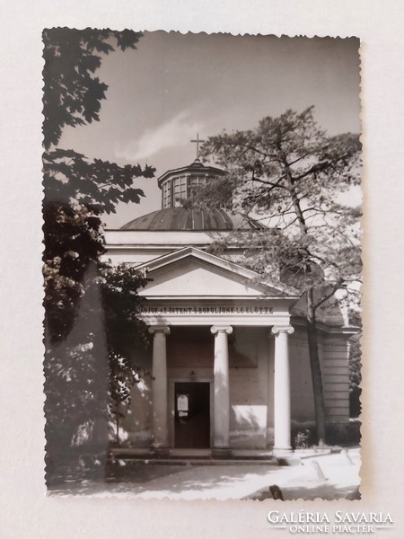 Régi képeslap fotó levelezőlap Balatonfüred Kerek templom
