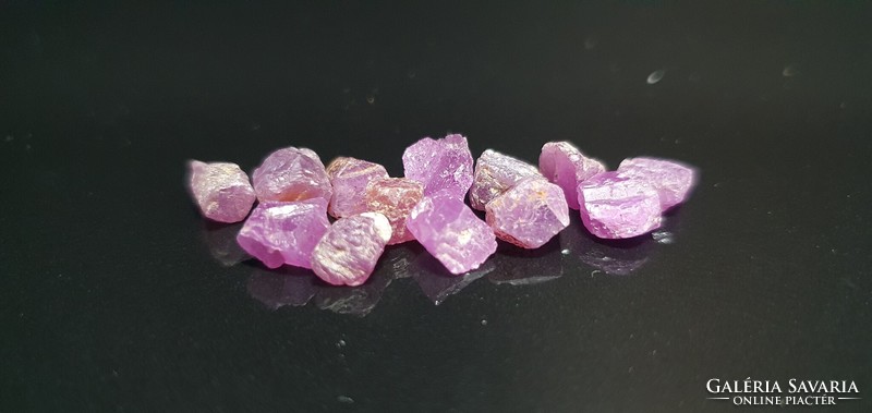 19 Carat raw ruby crystal.