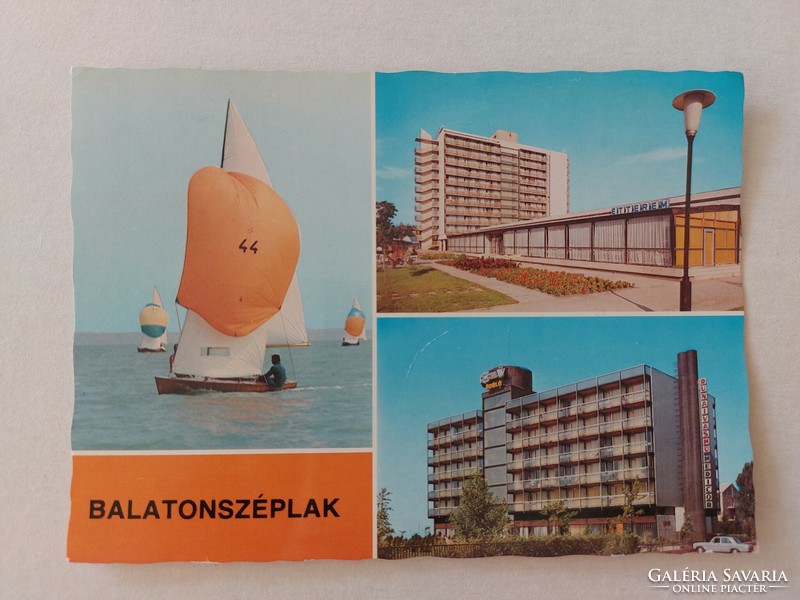 Retro postcard Balatonszéplak 1988