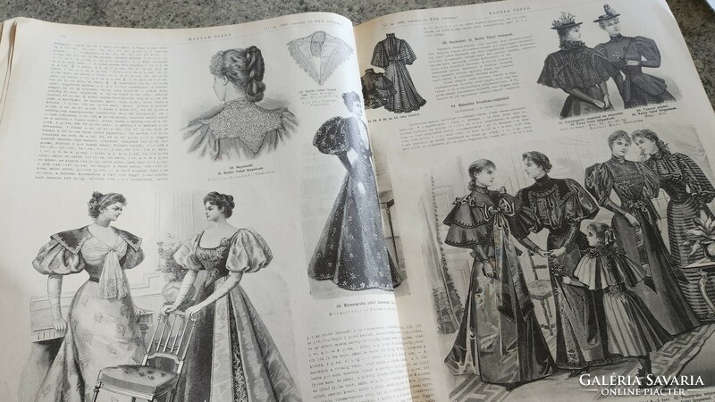 1895 Hungarian bazaar as a workhorse for women magazine 380 pages needlework fashion lots of precious steel engravings
