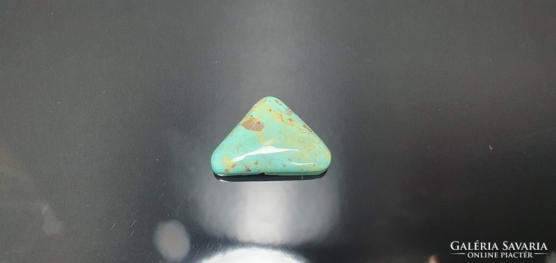 Mexican turquoise 10 grams. Rough sanding. With certification.