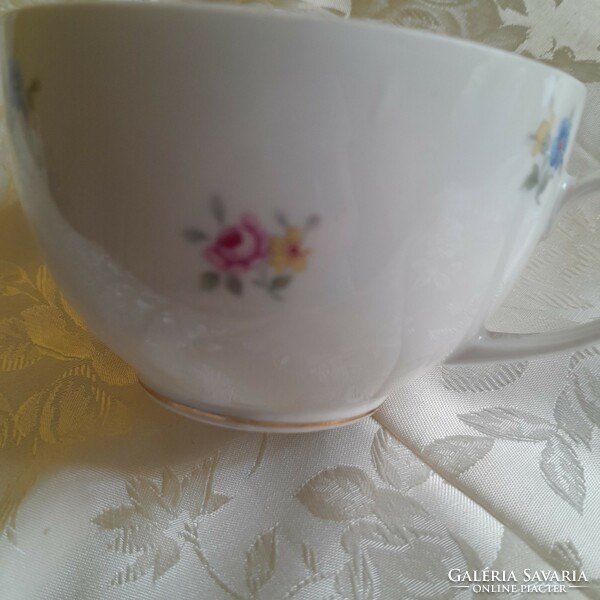 German Bavarian sprinkled flower tea cup