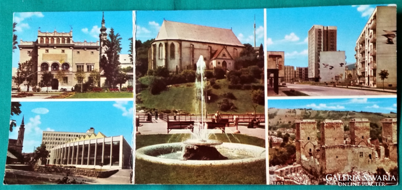 Miskolc részletek, Diósgyőri vár, használt maxi képeslap, 1971