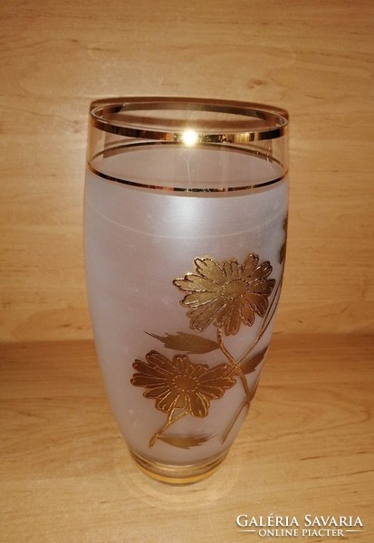 Bohemia üveg váza - mag. 24 cm
