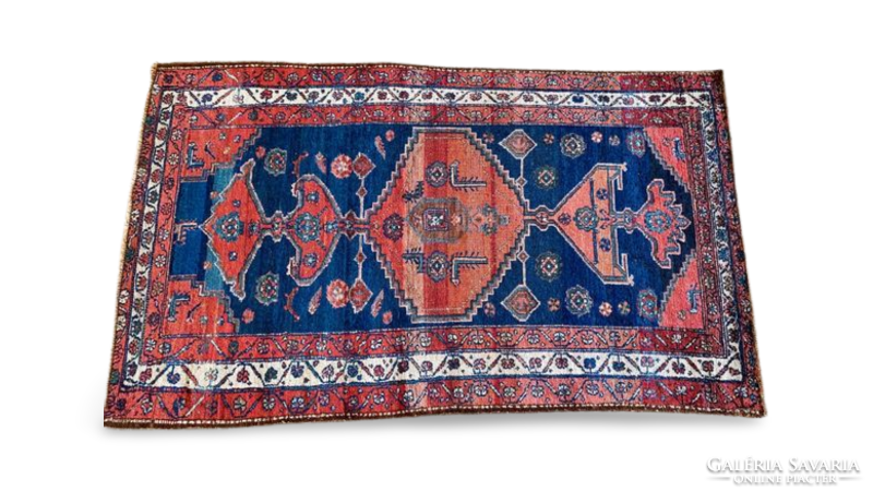 Antique Iranian Hamadan Persian carpet 195x118