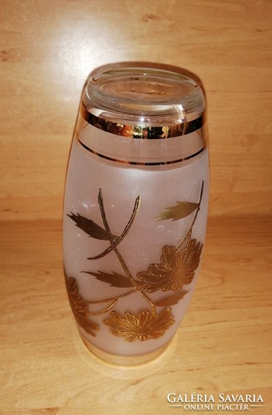 Bohemia üveg váza - mag. 24 cm