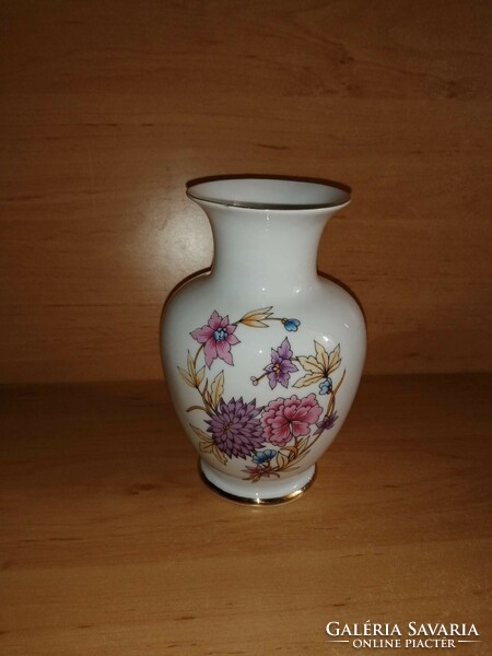 Hölóháza porcelain vase with chrysanthemum pattern -15.5 cm (25/d)