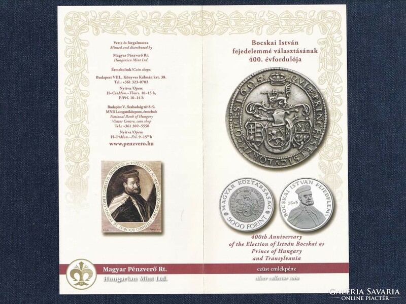 400th anniversary of the election of István Bocskai as prince 2005 brochure (id77832)
