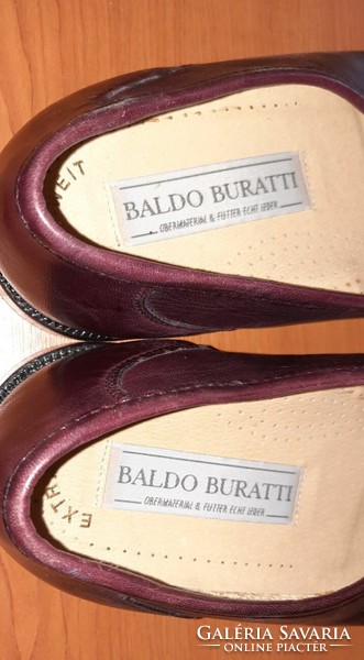 BALDO BURATTI olasz bőrcipő 47-es