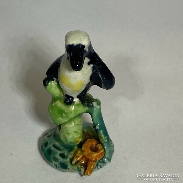 Mini porcelán színes pingvin