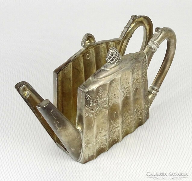 1N196 godinger silver silver plated teapot shaped napkin holder